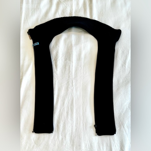 BCBG MaxAzria Samantha Wool Hooded Duffle Toggle Coat Navy Blue Women Sz M - Picture 8 of 11